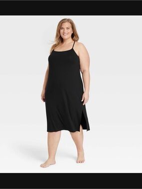 Cloud Knit Chemise - Auden Black 3X